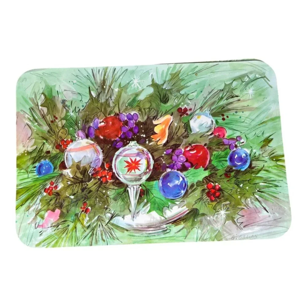 Set‎ of 8 Vintage Holiday Placemats